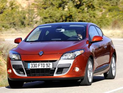 The Renault Megane Coupe in the 2009 range is now available, 