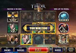 Thor Scratch Card