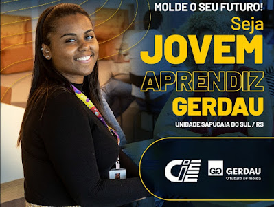 Gerdau anuncia 10 vagas em Programa Jovem Aprendiz 2023