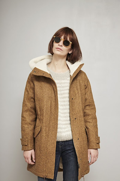 Manteau Sessun Sundance gold fourré