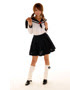 leah dizon schoolgirl outfit