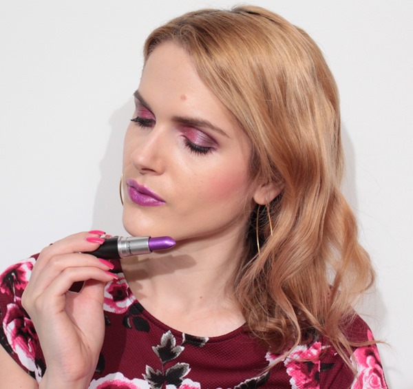 FoiledRoseMetallicLipstickMAC16