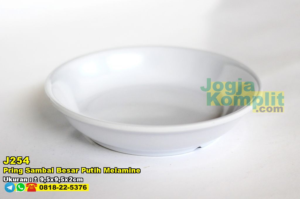 Jual Piring  Sambal Besar Putih  Melamine Harga Murah 