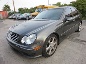 2007 Mercedes before color change from grey to silver at Almost Everything Auto Body