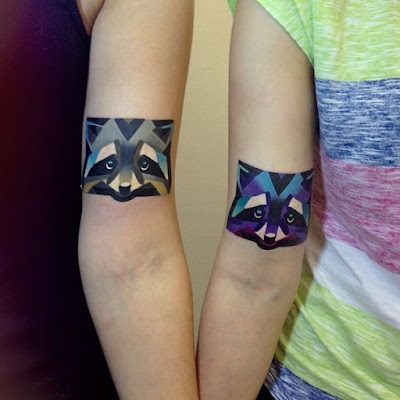 tatuaje de pareja tatuaje zorro biceps