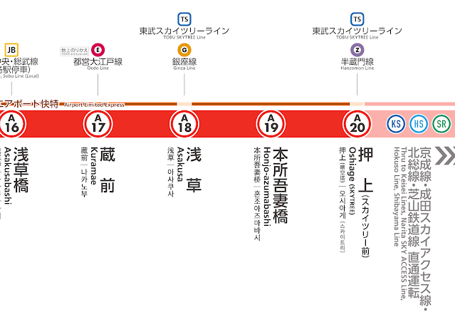 都営浅草線 路線図｜Toei Asakusa Line Route Map