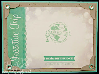 Your Amazing Incentive Trip Card by UK Based Stampin' Up! Demonstrator Bekka Prideaux