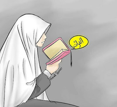 Gambar Kartun Muslimah Solehah