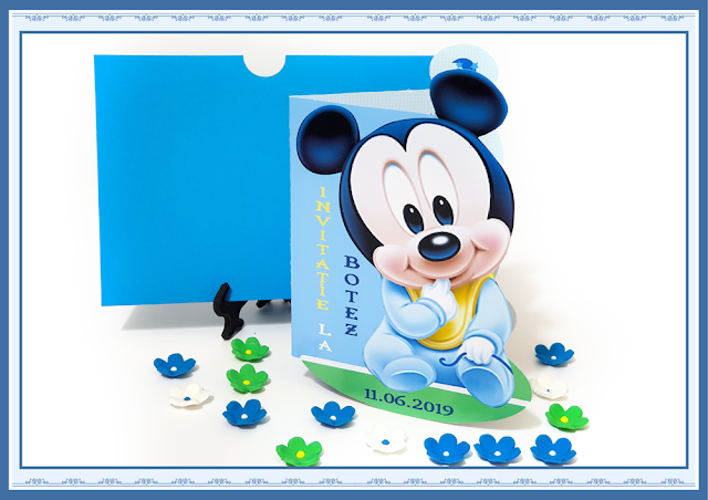 invitatii botez mickey mouse