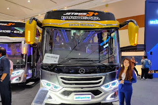 Karoseri Adiputro Pamerkan Medium Bus Voyager Terbaru Di GIICOMVEC 2020 