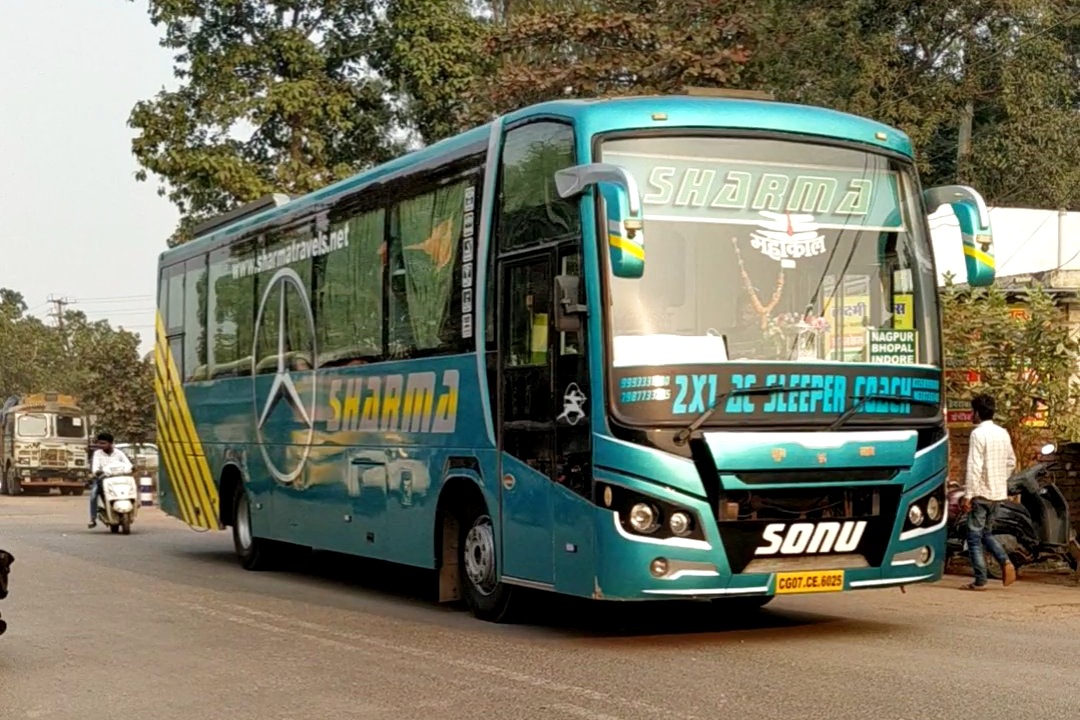 Sharma travels ac sleeper bus