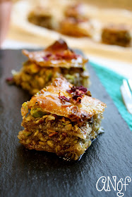 Homemade gluten free baklava filled with pistachios and rose petals | Anyonita-nibbles.co.uk