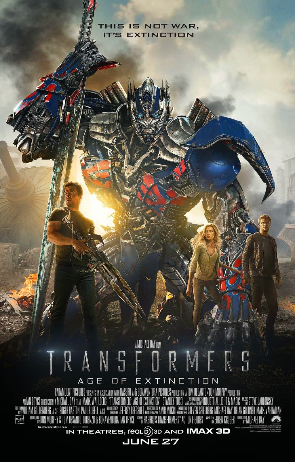 Transformers Age of Extinction Movie Poster