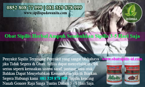 cara mengobati sipilis dengan obat tradisional