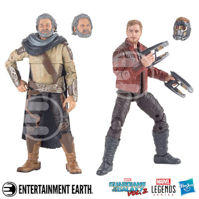 Guardians of the Galaxy Vol. 2 Star-Lord & Ego Marvel Legends 6” Action Figure 2 Pack