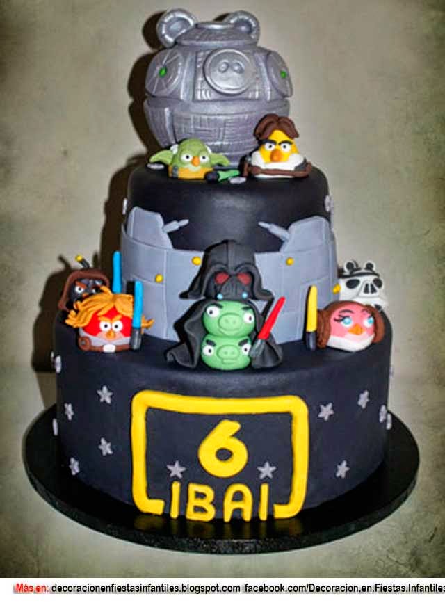 TORTA DE ANGRY BIRDS STAR WARS 