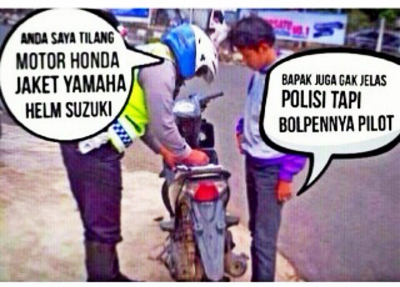 47 Meme Lucu Ditilang Polisi Keren Dan Terbaru Kumpulan Gambar