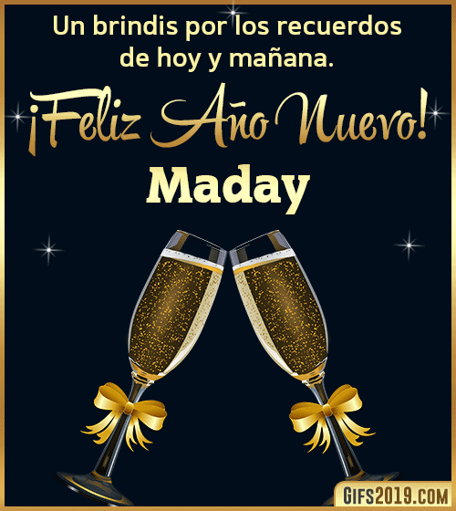 Brindis de feliz año nuevo maday Brindis de feliz año nuevo maday