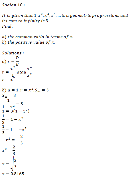 Add Math dan Anda !!: SPM Qs #1 : Geometric Progressions