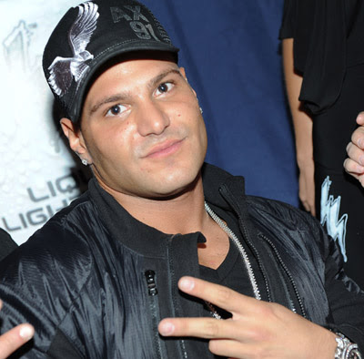 ronnie off jersey shore. Ronnie Magro attended the kick