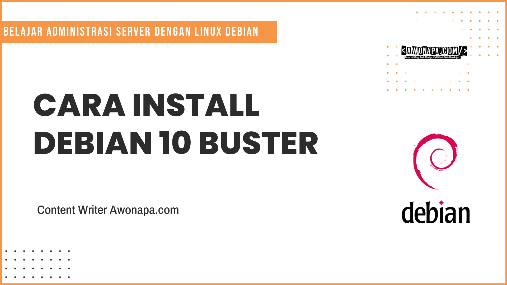 Cara Install Linux Debian 10