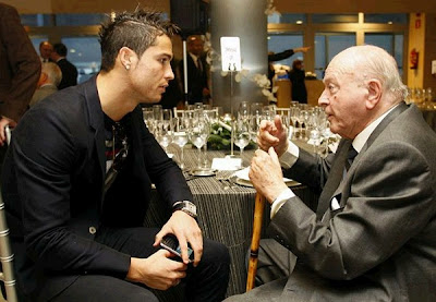 Cristiano Ronaldo and Alfredo Di Stefano