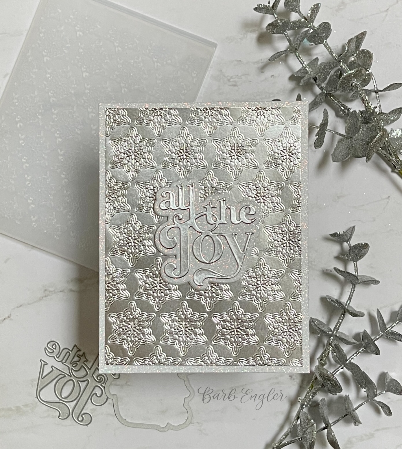 Double Embossing: Another Way to Use Embossing Folders! - Nina