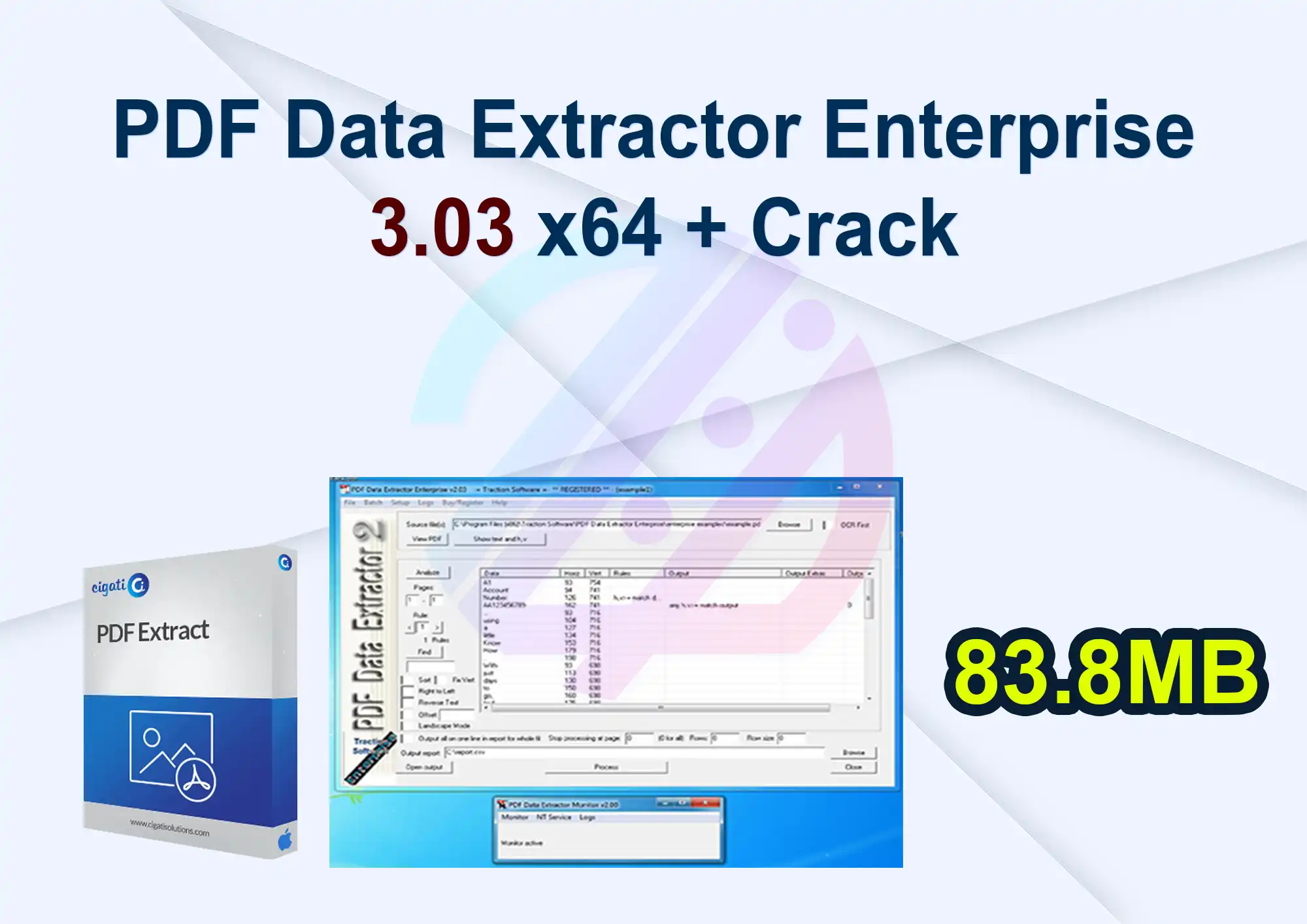 PDF Data Extractor Enterprise 3.03 x64 + Crack