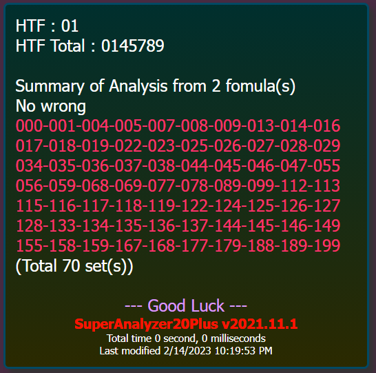 Thai Lottery Full Game Update By InformationBoxTicket 16-2-2023 For HTF
