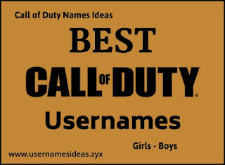 call of duty names