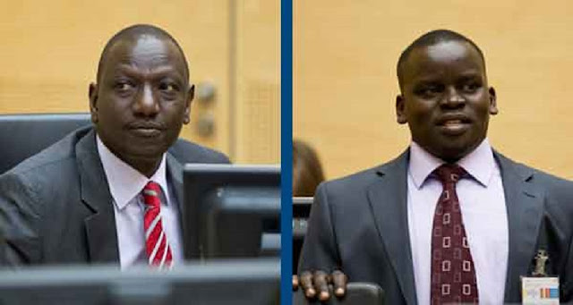 DP Ruto and journalist Sang