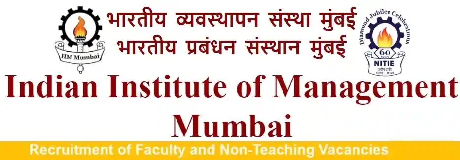 IIM Mumbai Faculty Non-Teaching Vacancy Recruitment 2023