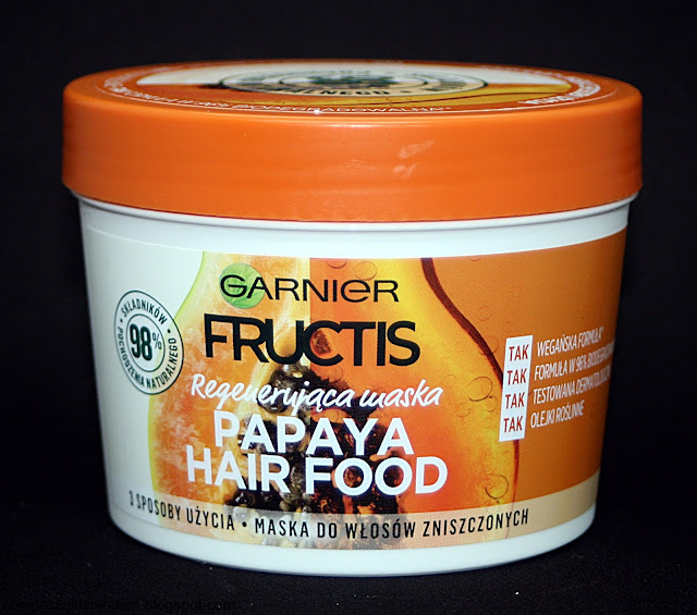 Garnier Fructis - Hair Food - Regenerująca maska do włosów Papaya