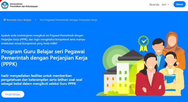 Cara Daftar Program Guru Belajar Seri Pegawai Pemerintah dengan Perjanjian Kerja