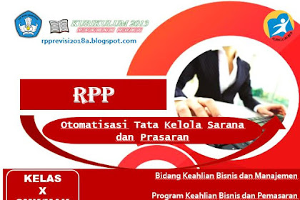 RPP Otomatisasi Tata Kelola Sarana dan Prasarana Kelas 11 SMK Kurikulum 2013 Revisi 2017