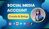 I will create social media accounts like facebook, instagram, twitter