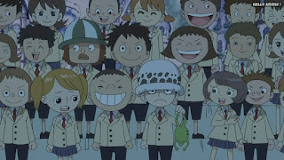 ワンピースアニメ ドレスローザ編 701話 ロー幼少期 | ONE PIECE Episode 701