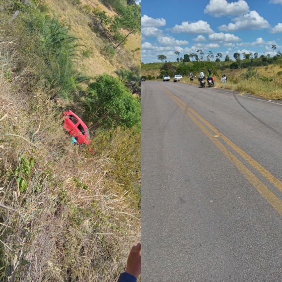 Homem sofre acidente na estrada que liga Ruy Barbosa a Macajuba