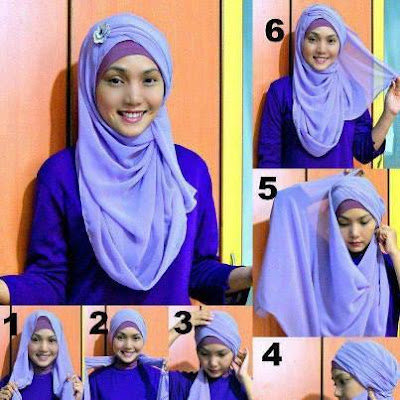 Cara Cantik Memakai Hijab Atau Kerudung Segi Empat Dan Kacamata Dengan Cepat