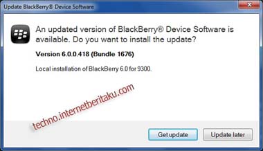 Update OS BlackBerry