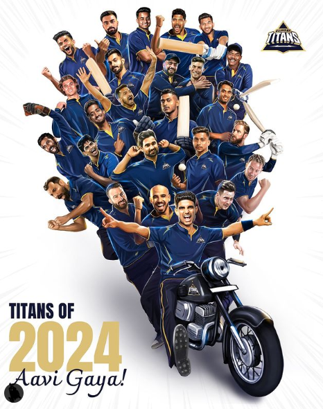 Image of GT [ Gujarat Titans ] Team List For IPL 2024