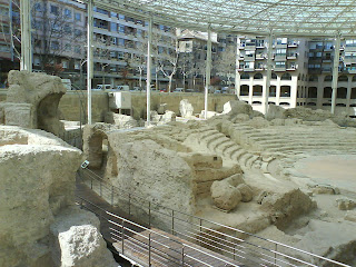 teatro romano de Caesaraugusta calle verónica Zaragoza