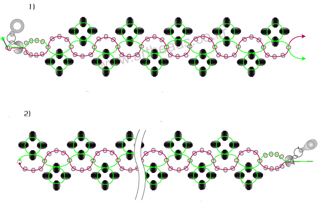 garden designs for beginners Free Beaded Patterns Seed Bead Bracelet | 650 x 399