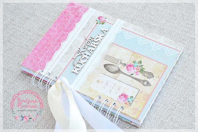 Notes, pamiętnik, przepiśnik, handmade, scrapbooking