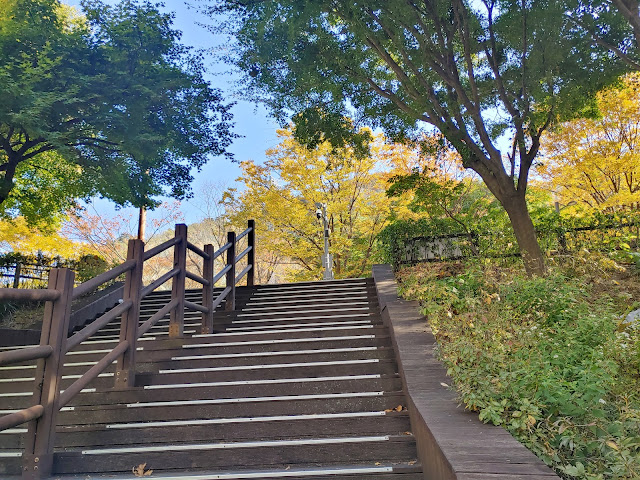 용마폭포공원 가는 길