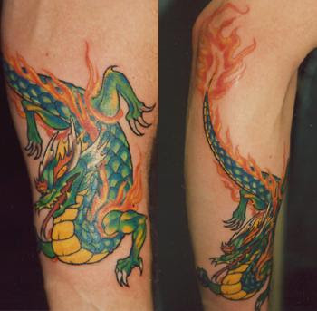 SciFi and Fantasy Art Blue Dragon by Eric Martin Blue Dragon Tattoo 01