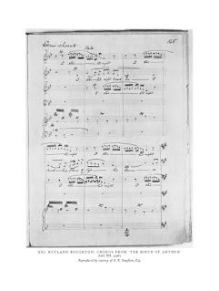 Rutland Boughton - Manuscript page from "The Birth of Arthur"