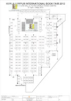 Map plan Pay Less Books Fair KLIB 2012