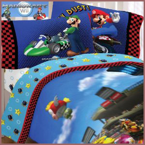  bedroom with these cool super mario bros bedding and bedroom decor