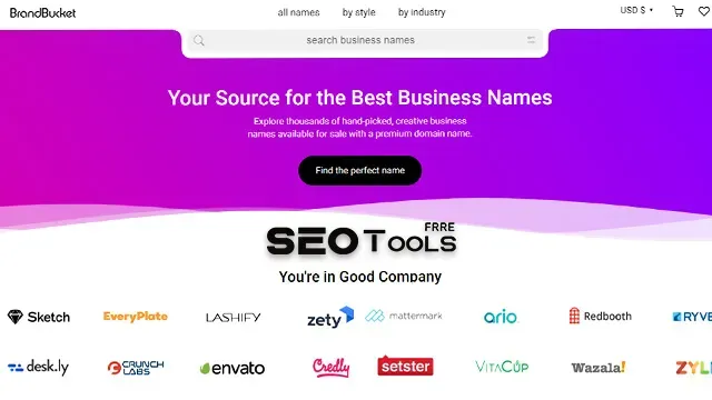 BrandBucket: A tool for creating the best brand names using artificial intelligence